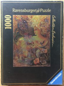 Image of the puzzle 1000, Ravensburger, Crystal of Enchantment, Josephine Wall, Complete, Picture of the box