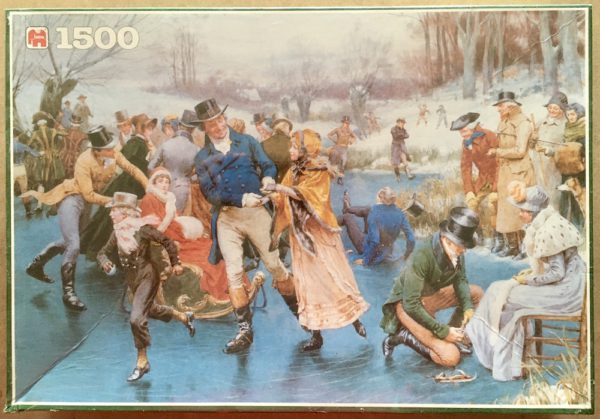 Image of the puzzle 1500, Jumbo, Winter Fun, by Frank Dadd, Factory Sealed