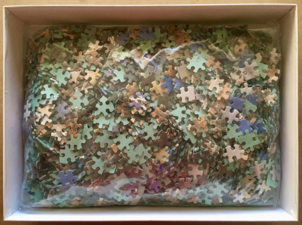 Image of the puzzle 3000, MB, Torrent, Lötschental, Wallis, Switzerland, Sealed Bag, Picture of the bag