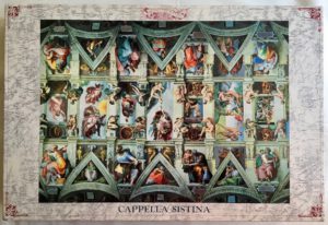 Image of the puzzle 5146, Yanoman, Cappella Sistina, Michelangelo, Sealed Bag, Picture of the box