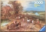 Image of the puzzle 3000, Ravensburger, A Country Inn, by Jan Brueghel, Complete, Picture of the box
