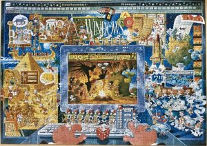 Image of the puzzle 2000, Heye, Mathmaniacs, by Michael Ryba, Complete, Picture of the puzzle assembled