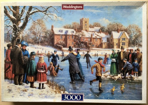 Image of the puzzle 3000, Waddingtons, Skaters, by Kevin Walsh, Sealed Bag, Picture of the box