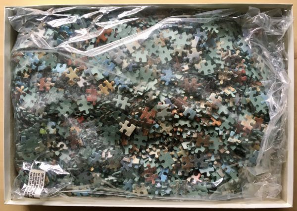 Image of the puzzle 3000, Waddingtons, Skaters, by Kevin Walsh, Sealed Bag, Picture of the bag