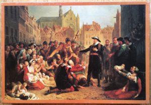 Image of the puzzle 1000, Lakenhal, The Siege of Leiden, Mattheus Ignatius van Bree, Complete, Picture of the box