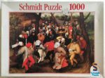 Image of the puzzle 1000, Schmidt, Peasant Wedding Dance, Pieter Brueghel the Younger, Complete, Picture of the box