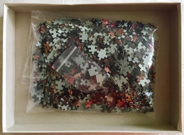 Image of the puzzle 1000, Schmidt, Peasant Wedding Dance, Pieter Brueghel the Younger, Complete, Picture of the bag