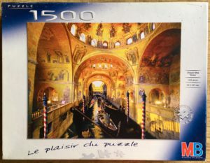 Image of the puzzle 1500, MB, Venice, Chayan Khoi, Complete, Picture of the box