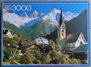 Image of the puzzle 3000, MB, Austrian Village, Sealed Bag, Picture of the box