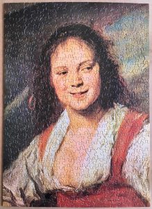 Image of the puzzle 500, Nathan, The Gypsy Girl, Frans Hals, Complete, Picture of the puzzle assembled