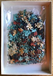 Image of the puzzle 500, Nathan, The Gypsy Girl, Frans Hals, Complete, Picture of the bag