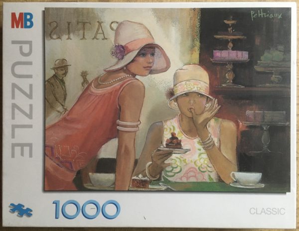 Image of the puzzle 1000, MB, Rendez-Vous Sucré, Bernard Peltriaux, Factory Sealed, Picture of the box
