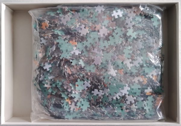 Image of the puzzle 2000, Ravensburger, Alp Glow, by Manfred Thonig, Complete, Picture of the bag