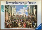 Image of the puzzle 2000, Ravensburger, Marriage at Cana, Paolo Veronese, Sealed Bag, Picture of the box