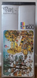 Image of the puzzle 1500, Heye, Bruegel-Ryba: Schlaraffia, Michael Ryba, Picture of the box