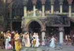 Image of the puzzle 1500, Falcon, A Venetian Wedding, Gabriel Puig Roda, Complete, Picture of the puzzle assembled
