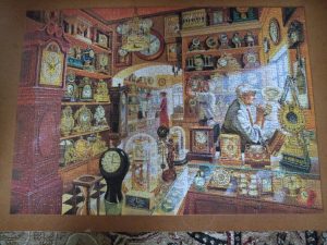 Image of the puzzle 1000 Waddingtons, The Clock Repairer, Complete, Picture of the puzzle assembled