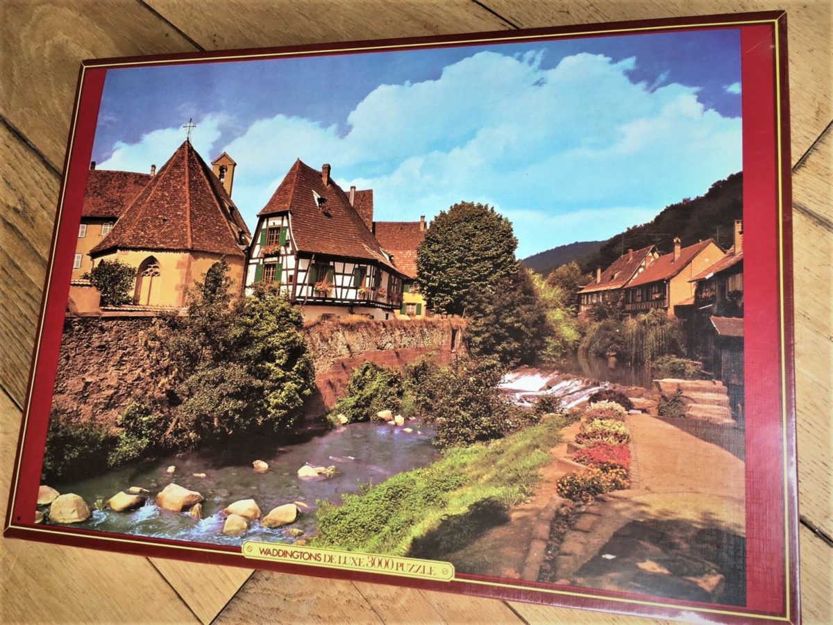 3000, Waddingtons, Alsace, France, Factory Sealed, Listed by Cathy Image of the puzzle 3000, Waddingtons, Alsace, France, Factory Sealed
