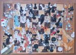 Image of the puzzle 1000, Heye, Black or White, by Marino Degano, Complete, Picture of the puzzle assembled