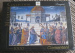 Image of the puzzle 1000, Clementoni, The Delivery of the Keys to Saint Peter, by Pietro Perugino, Factory Sealed, Picture of the box