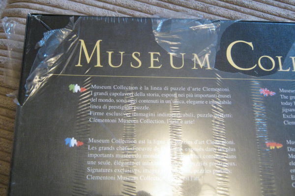 Image of the puzzle 1000, Clementoni, The Delivery of the Keys to Saint Peter, by Pietro Perugino, Factory Sealed, Detail of the box