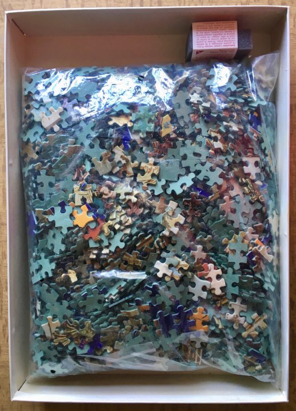 Image of the puzzle 2000, Ravensburger, The Chase, Jean-Baptiste Oudry, Complete, Picture of the bag