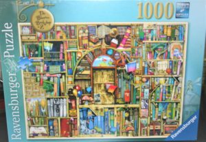 Image of the puzzle 1000,The Bizarre Bookshop No. 2, by Colin Thompson, Factory Sealed