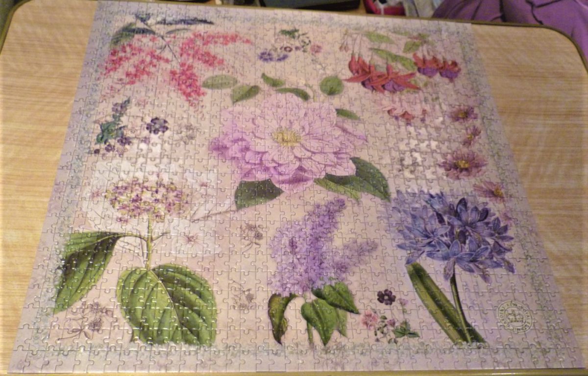 Image of the puzzle 1000, Otter House, Botanica, Complete, Picture of the puzzle assembled