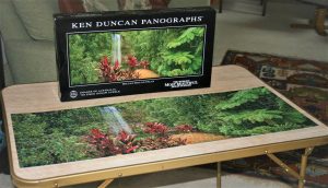 Image of the puzzle 750, Crown & Andrews, Millaa Millaa Falls, by Ken Duncan, Complete, Picture of the puzzle assembled