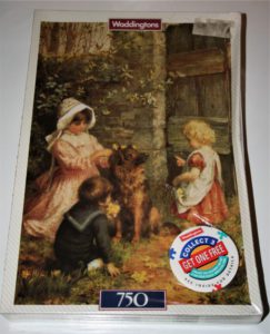 Image of the puzzle 750, Waddingtons, Spring Decorations, by A. G. King, Listed by Cathy