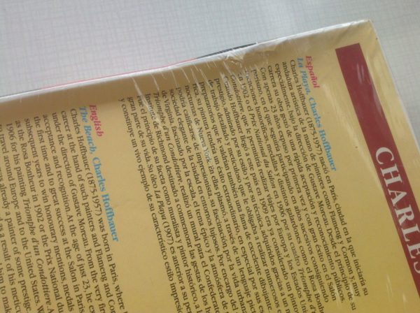 Image of the puzzle 1500, Educa, The Beach, Charles Hoffbauer, Factory Sealed, Detail of the corner