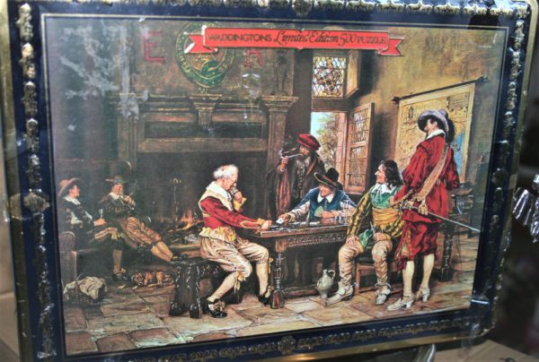 Image of the puzzle 500, Waddingtions, The Winning Card, by F. M. Bennett, Factory Sealed, Picture of the box