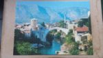 Image of the puzzle 1000, Waddingtons, Mostar, Yugoslavia, Complete, Picture of the puzzle assembled