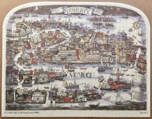 1500, MB, It's a Doge's Life on the Grand Canal, Blog Post, Picture of the puzzle assembled