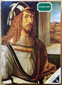 Image of the puzzle 750, Ravensburger, Self-Portrait, Albrecht Dürer, Sealed Bag, Picture of the box
