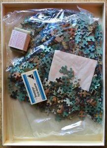 Image of the puzzle 750, Ravensburger, Self-Portrait, Albrecht Dürer, Sealed Bag, Picture of the bag