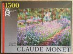 Image of the puzzle 1500, Ricordi, Irises in Monet's Garden, by Claude Monet, Sealed Bag, Picture of the box