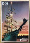 Image of the puzzle 1500, Clementoni, Sailing Ship, Sealed Bag, Picture of the box