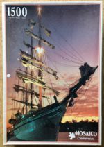 Image of the puzzle 1500, Clementoni, Sailing Ship, Sealed Bag, Picture of the box