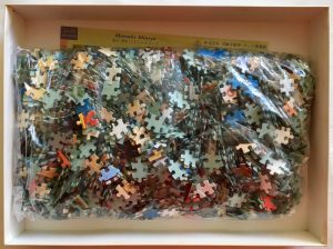 Image of the puzzle 2000, Road Station, Gas Stand, by Hiroaki Shioya, Sealed Bag, Picture of the bag