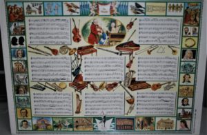 Image of the puzzle 1500, Mandolin, To Music, by Howat & Davidson, Factory Sealed, Picture of the front