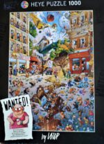 Image of the puzzle 1000, Heye, Wanted! Where is Jail Katie?, by Jean-Jacques Loup, Complete, Picture of the box