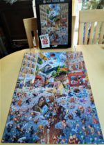 Image of the puzzle 1000, Heye, Wanted! Where is Jail Katie?, by Jean-Jacques Loup, Complete, Picture of the puzzle assembled