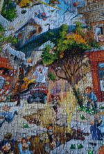 Image of the puzzle 1000, Heye, Wanted! Where is Jail Katie?, by Jean-Jacques Loup, Complete, Detail of the puzzle