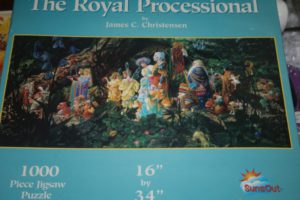 Image of the puzzle 1000, Sunsout, The Royal Processional, by James C. Christensen