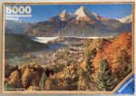 Image of the puzzle 5000, Ravensburger, Autumn in the Alps, Sealed Bag, Picture of the box