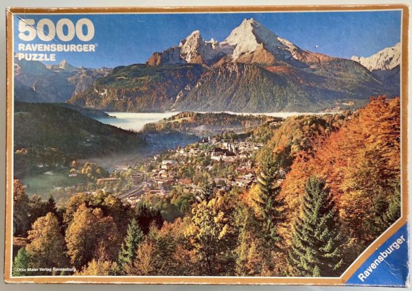 Image of the puzzle 5000, Ravensburger, Autumn in the Alps, Sealed Bag, Picture of the box