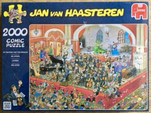 Image of the puzzle 2000, Jumbo, Saint George and the Dragon, by Jan van Haasteren, Factory Sealed