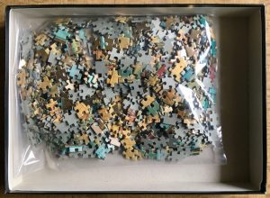 Image of the puzzle 1000, Ravensburger, Antique Map (Collection Exclusiv), Complete, Picture of the bag