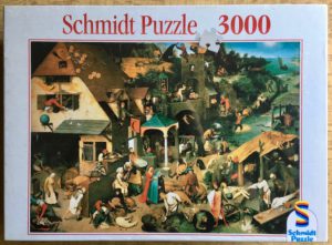 Image of the puzzle 3000, Schmidt, Dutch Sayings, by Pieter Brueghel the Elder, Factory Sealed